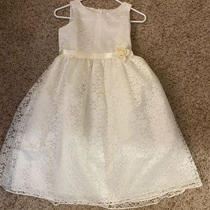 Sofia Young Design limited girls white dress.